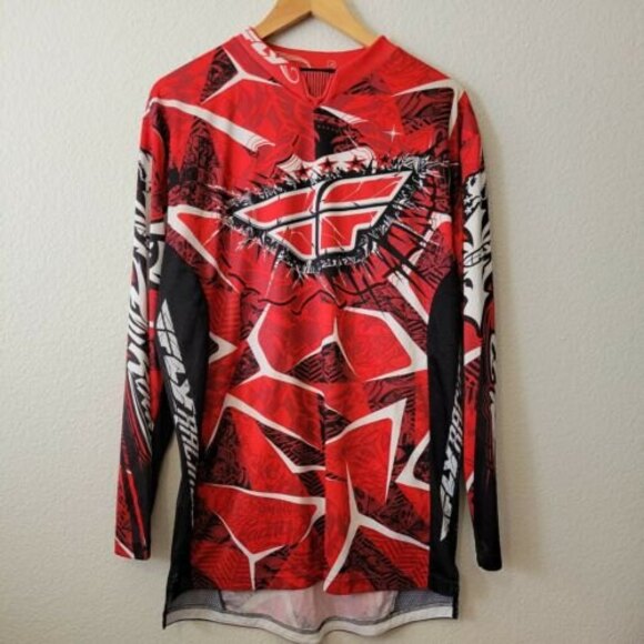 Fly Racing Evolution Motocross Dirt Bike Jersey Mens Size Medium EUC - Picture 1 of 12